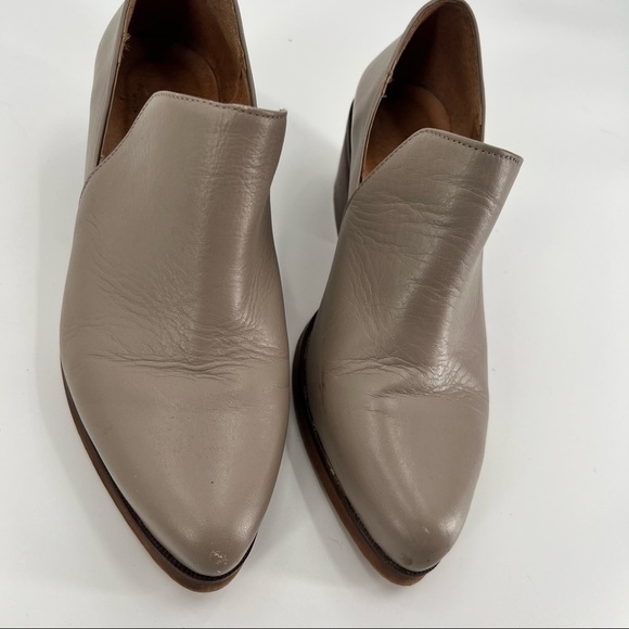 Intentionally grey leather boots shoes size 6 (euro 36) - Picture 6 of 12